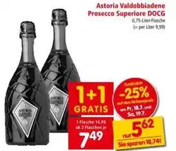 Interspar Astoria Valdobbiadene Prosecco Superiore DOCG Angebot