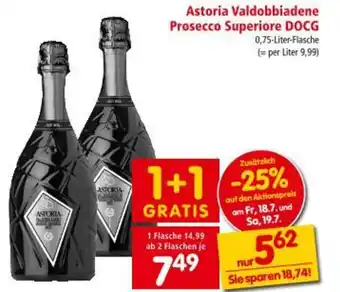 Interspar Astoria Valdobbiadene Prosecco Superiore DOCG Angebot