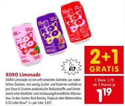 Interspar XOXO Limonade Angebot