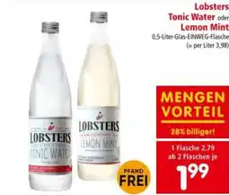 Interspar Lobsters Tonic Water Lemon Mint Angebot