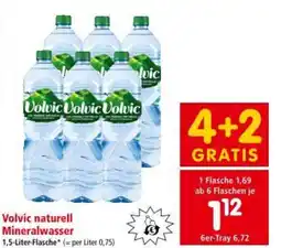 Interspar Volvic naturell Mineralwasser Angebot