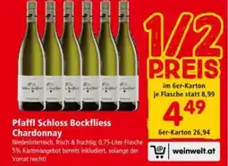 Interspar Pfaffl Schloss Bockfliess Chardonnay Angebot