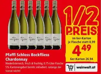 Interspar Pfaffl Schloss Bockfliess Chardonnay Angebot