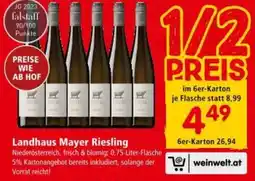 Interspar Landhaus Mayer Riesling Angebot