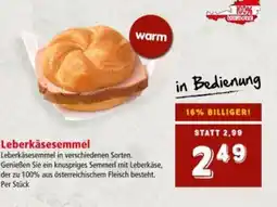 Interspar Leberkäsesemmel Angebot