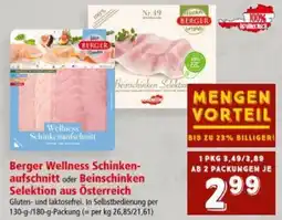 Interspar Berger Wellness Schinken- aufschnitt Beinschinken Selektion Österreich Angebot