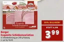 Interspar Berger Exquisite Schinkenvariation Angebot