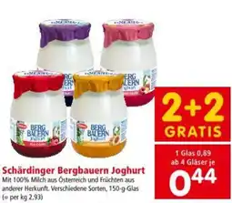 Interspar Schärdinger Bergbauern Joghurt Angebot