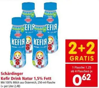 Interspar Schärdinger Kefir Drink Natur 1,5% Fett Angebot