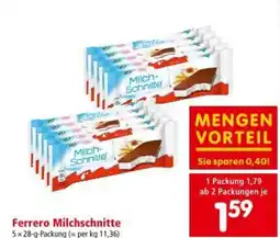 Interspar Ferrero Milchschnitte Angebot