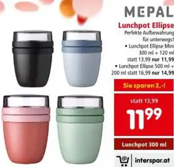 Interspar MEPAL Lunchpot Ellipse Angebot