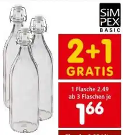 Interspar Simpex basic flaschen mit spangenverschluss Angebot