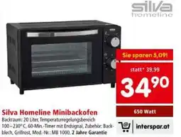 Interspar Silva Homeline Minibackofen Angebot