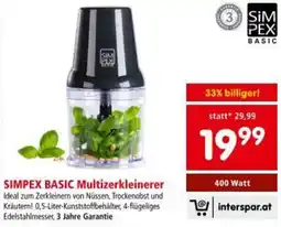 Interspar Simpex basic multizerkleinerer Angebot