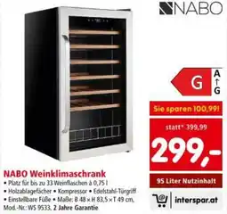Interspar Nabo weinklimaschrank Angebot