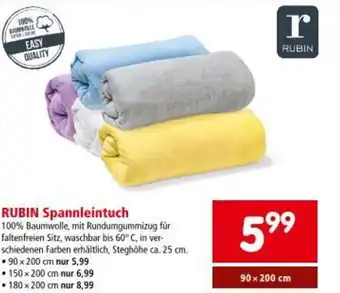 Interspar RUBIN Spannleintuch Angebot