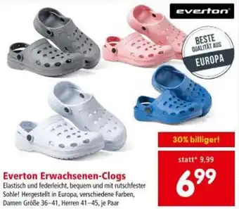 Interspar Everton Erwachsenen Clogs Angebot