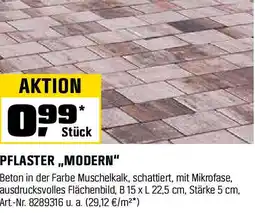 OBI Pflaster Modern Muschelkalk Schattiert Angebot