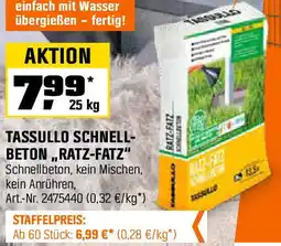 OBI Tassullo schnell beton ratzfatz Angebot