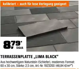 OBI Terrassenplatte lima black Angebot