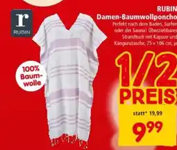 Interspar Rubin Damen-Baumwollponcho Angebot