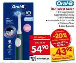 Interspar Oral-B i02 Forest Green Angebot