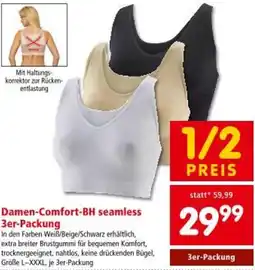 Interspar Damen-Comfort-BH seamless 3er-Packung Angebot