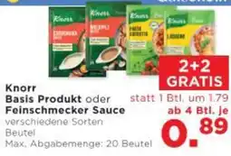 Unimarkt Knorr Basis Produkt oder Feinschmecker Sauce Angebot