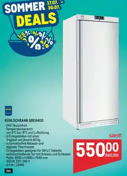 Metro Kühlschrank gre6400 Angebot