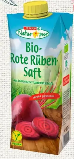 Spar Natürlich für uns Bio Säfte Angebot