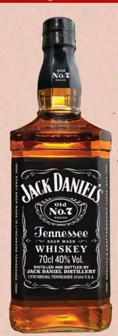 Spar Jack Daniel's Tennessee Whiskey Old No. 7 Angebot