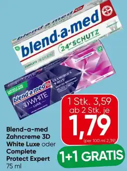 Eurospar Blend-a-Med Zahncreme 3D White Luxe Angebot