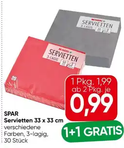 Eurospar Spar Servietten Angebot
