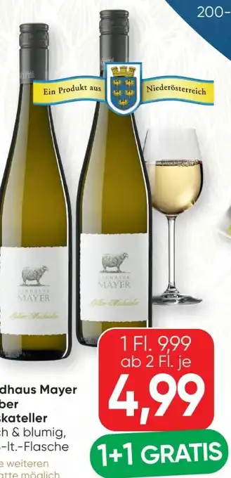 SPAR Gourmet Landhaus Mayer Gelber Muskateller Angebot