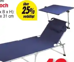 Zgonc Yellow Garden Line Klappliege Angebot