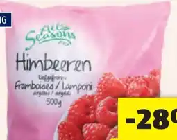 Hofer All Seasons Himbeeren Angebot
