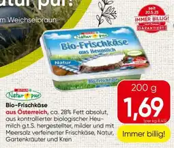 Spar Bio-Frischkäse aus Österreich Angebot