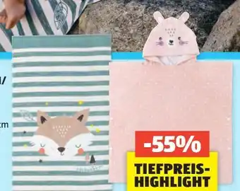 Hofer Novitesse Kinder-Badetuch Angebot