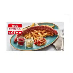 Interspar Riesenberner mit Pommes, Paprika-Tomatendip, Senf und Rohkostsalat INTERSPAR Angebot