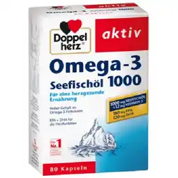 Bipa Omega-3 Seefischöl 1000 Nahrungsergänzungsmittel Kapseln BIPA Angebot