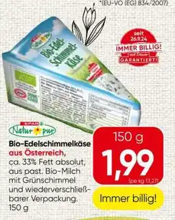 Spar Bio-Edelschimmelkäse aus Österreich Angebot