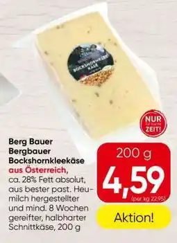 Spar Berg Bauer Bergbauer Bockshornkleekäse aus Österreich Angebot