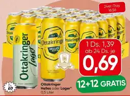 Spar Ottakringer Helles oder Lager Angebot