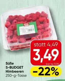 Spar süße S-BUDGET Himbeeren Angebot