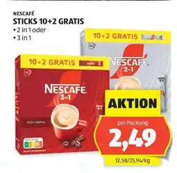 Hofer NESCAFÉ STICKS 10+2 GRATIS Angebot
