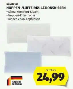 Hofer NOVITESSE NOPPEN-/LUFTZIRKULATIONSKISSEN Angebot