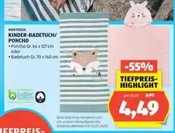 Hofer NOVITESSE KINDER-BADETUCH/PONCHO Angebot