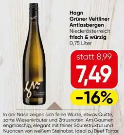 Eurospar Hagn Grüner Veltliner Antlasbergen Angebot