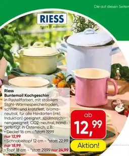 Eurospar Riess Buntemail Kochgeschirr Angebot