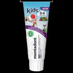 Bipa Mentadent Kinderzahncreme Super Mario Angebot